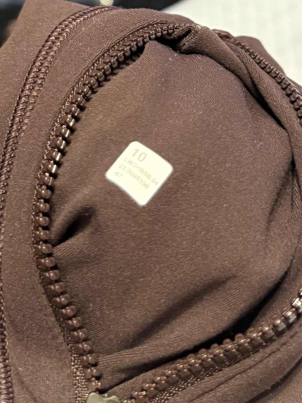 lululemon athletica Dark Brown Full-Zip Bomber Jacket - Picture 4 of 4